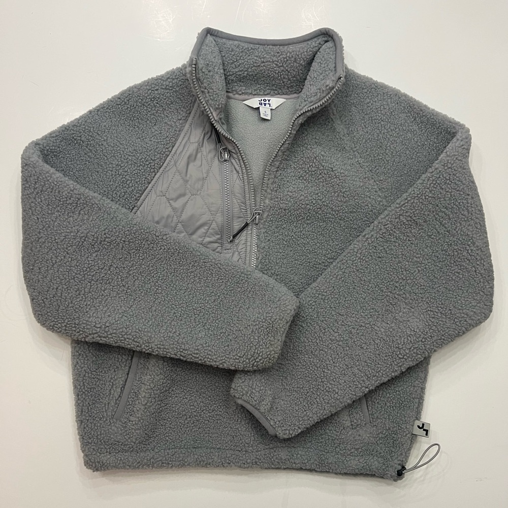 Joy Lab Quarter Zip Sherpa Small Pullover Like New